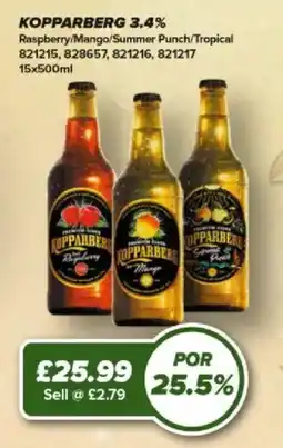Bestway Kopparberg summer punch offer
