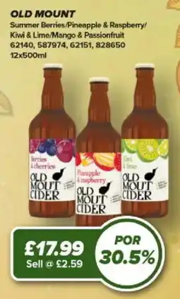 Bestway Old Mount cider offer