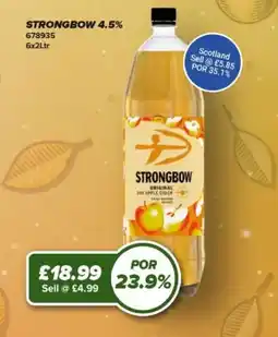Bestway Strongbow dry apple cider offer