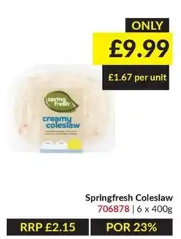 Musgrave MarketPlace Springfresh Coleslaw offer