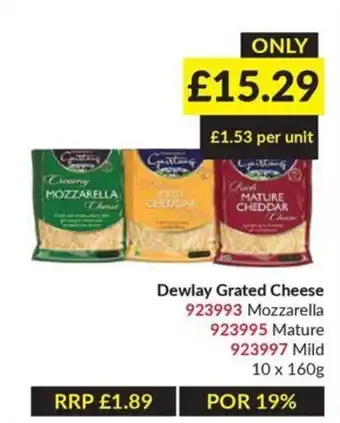Musgrave MarketPlace Dewlay Grated Cheese offer