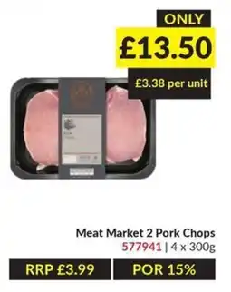 Musgrave MarketPlace Meat Market 2 Pork Chops offer