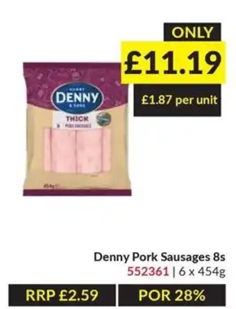 Musgrave MarketPlace Denny pork sausages offer