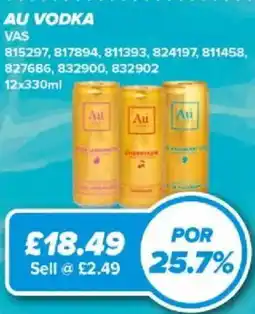 Bestway Au Vodka offer