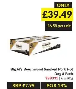 Musgrave MarketPlace Big Al's Beechwood Smoked Pork Hot Dog offer