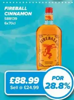 Bestway Fireball cinnamon offer