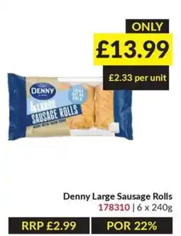Musgrave MarketPlace Denny large sausage rolls offer
