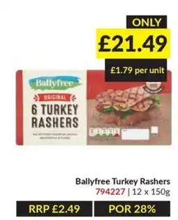 Musgrave MarketPlace Ballyfree turkey rashers offer