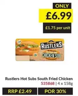 Musgrave MarketPlace Rustlers chicken sub offer