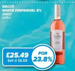 Bestway Gallo white zinfandel offer
