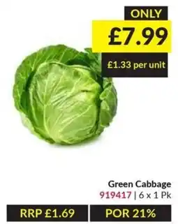 Musgrave MarketPlace Green Cabbage offer