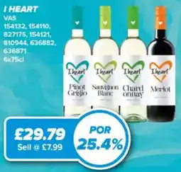Bestway I Heart Pinot Grigio, Sauvignon Blanc, Chardonnay, Merlot offer