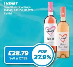 Bestway I Heart Rose/Blush Pinot Grigio offer