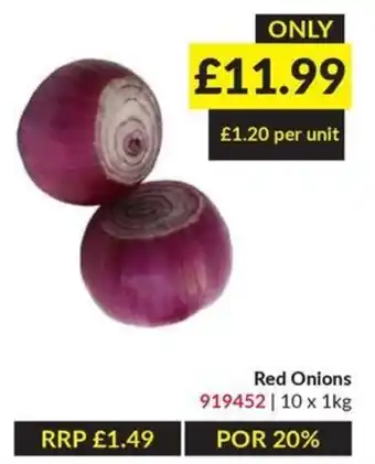 Musgrave MarketPlace Red Onions offer