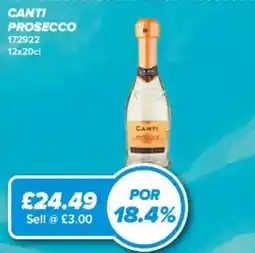 Bestway Canti prosecco offer