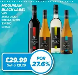 Bestway Mcguigan black label offer