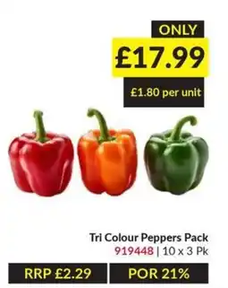 Musgrave MarketPlace Tri Colour Peppers Pack offer