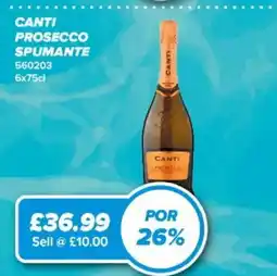 Bestway Canti prosecco spumante offer