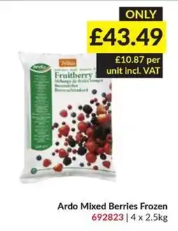 Musgrave MarketPlace Ardo Mixed Berries Frozen offer