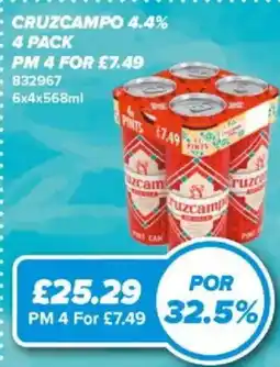 Bestway Cruzcampo offer