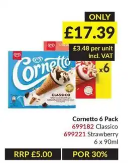 Musgrave MarketPlace Cornetto 6 Pack offer