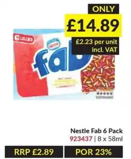 Musgrave MarketPlace Nestle fab 6 pack offer