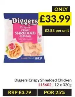 Musgrave MarketPlace Diggers crispy shredded chicken offer