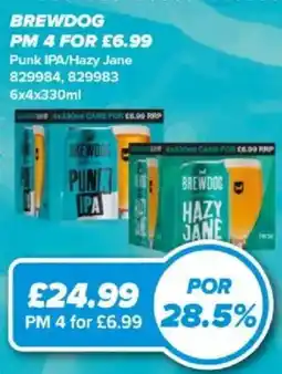 Bestway Brewdog punk ipa/hazy jane offer