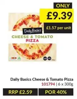 Musgrave MarketPlace Daily Basics Cheese & Tomato Pizza offer
