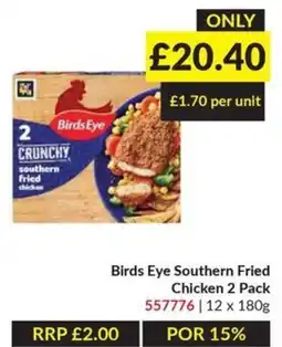 Musgrave MarketPlace Birds Eye Southern Fried Chicken 2 Pack offer