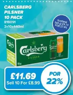 Bestway Carlsberg pilsner offer