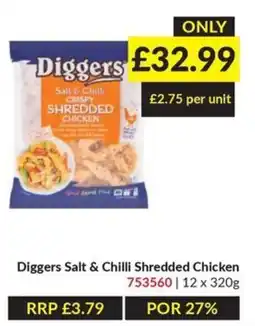 Musgrave MarketPlace Diggers salt & chilli shredded chicken offer