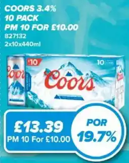 Bestway Coors offer