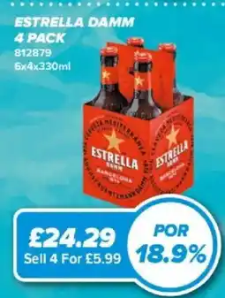 Bestway Estrella Damm offer