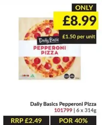 Musgrave MarketPlace Daily Basics Pepperoni Pizza offer