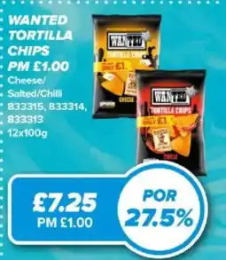 Bestway Wanted tortilla chips offer