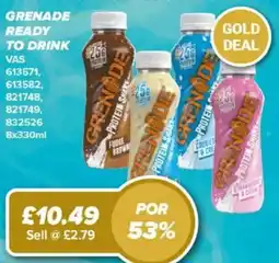 Bestway Grenade ready to drink offer