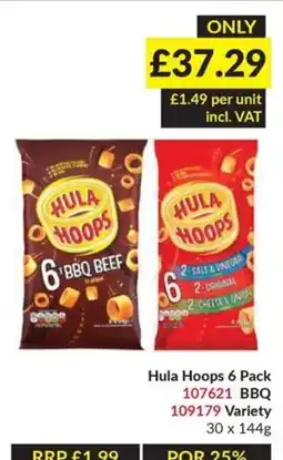 Musgrave MarketPlace Hula Hoops 6 Pack offer