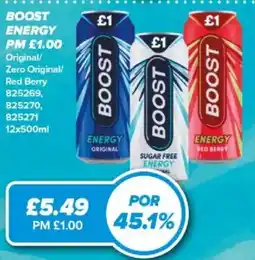 Bestway Boost energy offer