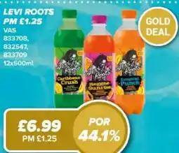 Bestway Levi Roots soft drinks offer