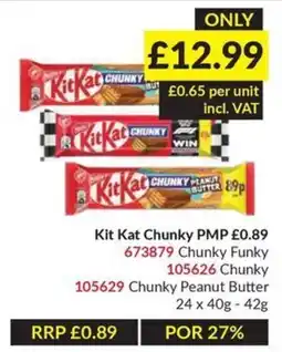 Musgrave MarketPlace Kit Kat Chunky Peanut Butter offer