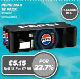 Bestway Pepsi Max offer