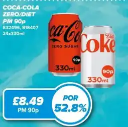 Bestway Coca-Cola zero/diet offer