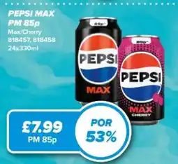 Bestway Pepsi max offer