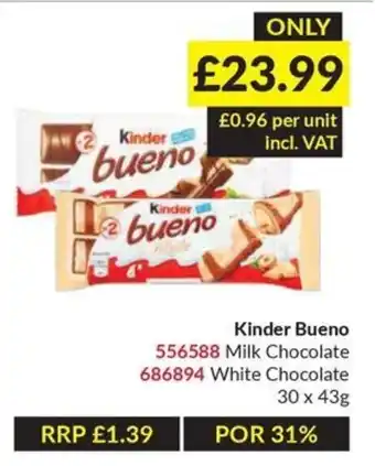 Musgrave MarketPlace Kinder bueno offer
