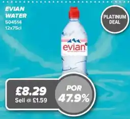 Bestway Evian water offer