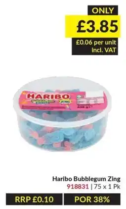 Musgrave MarketPlace Haribo bubblegum zing offer