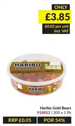 Musgrave MarketPlace Haribo gold bears offer