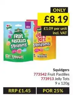 Musgrave MarketPlace Squidgers Fruit Pastilles offer