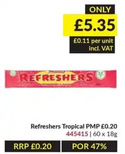 Musgrave MarketPlace Refreshers tropical offer